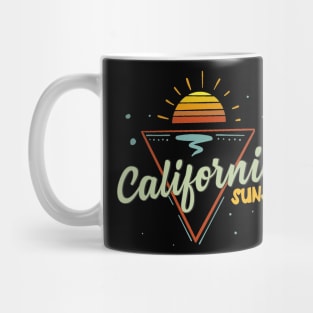 california sunset Mug